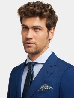 Alvaro Moreno Trajes|Trajes|AMERICANA BIRDEYE Azul