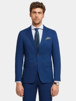 Alvaro Moreno Trajes|Trajes|AMERICANA BIRDEYE Azul
