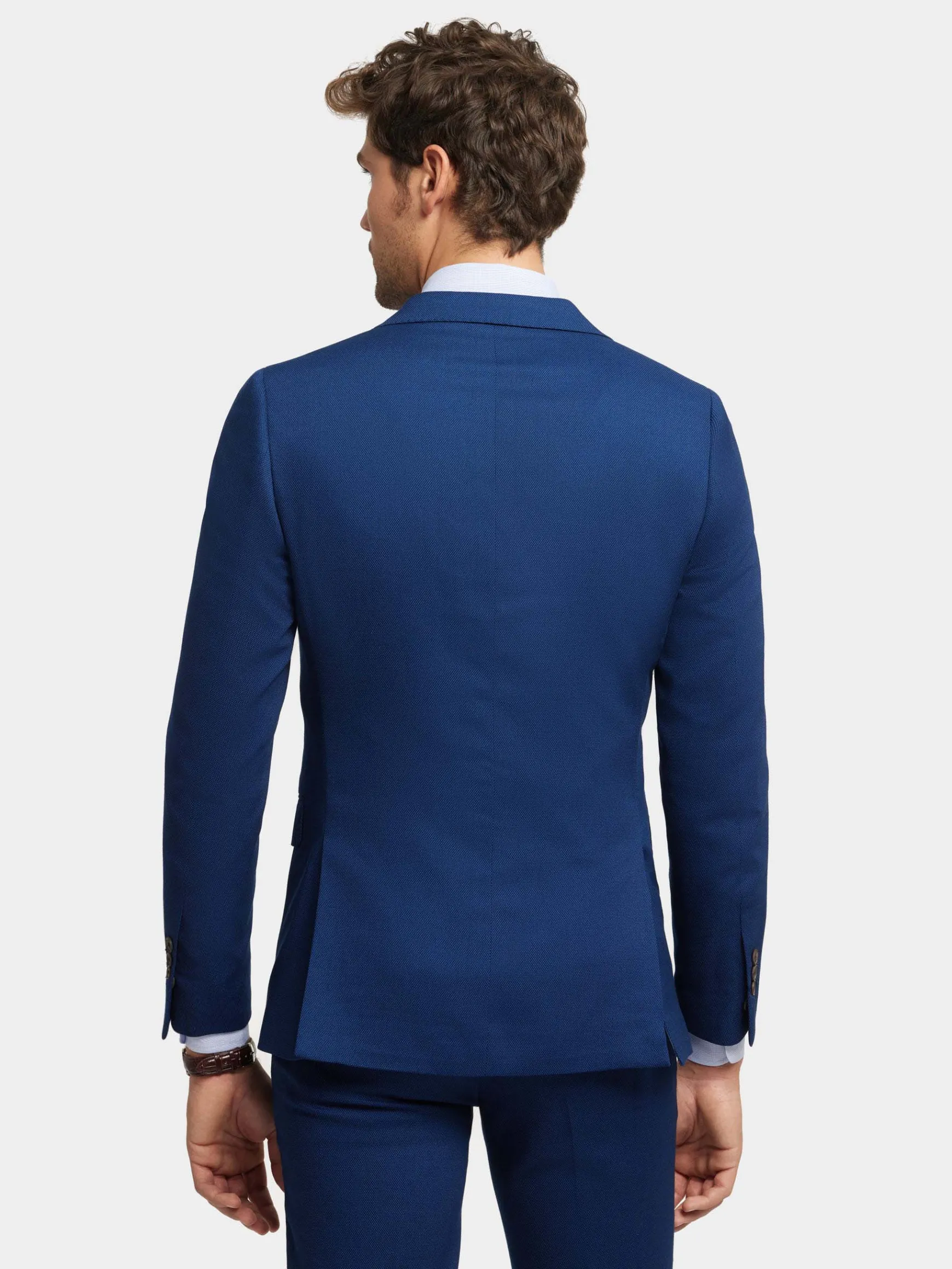 Alvaro Moreno Trajes|Trajes|AMERICANA BIRDEYE Azul