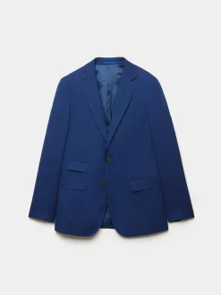 Alvaro Moreno Trajes|Trajes|AMERICANA BIRDEYE Azul