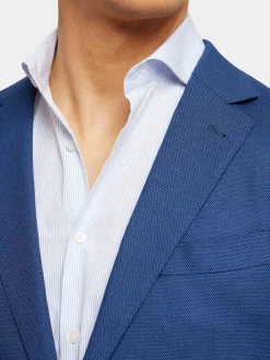 Alvaro Moreno Trajes|Trajes|AMERICANA BIRDEYE Azul