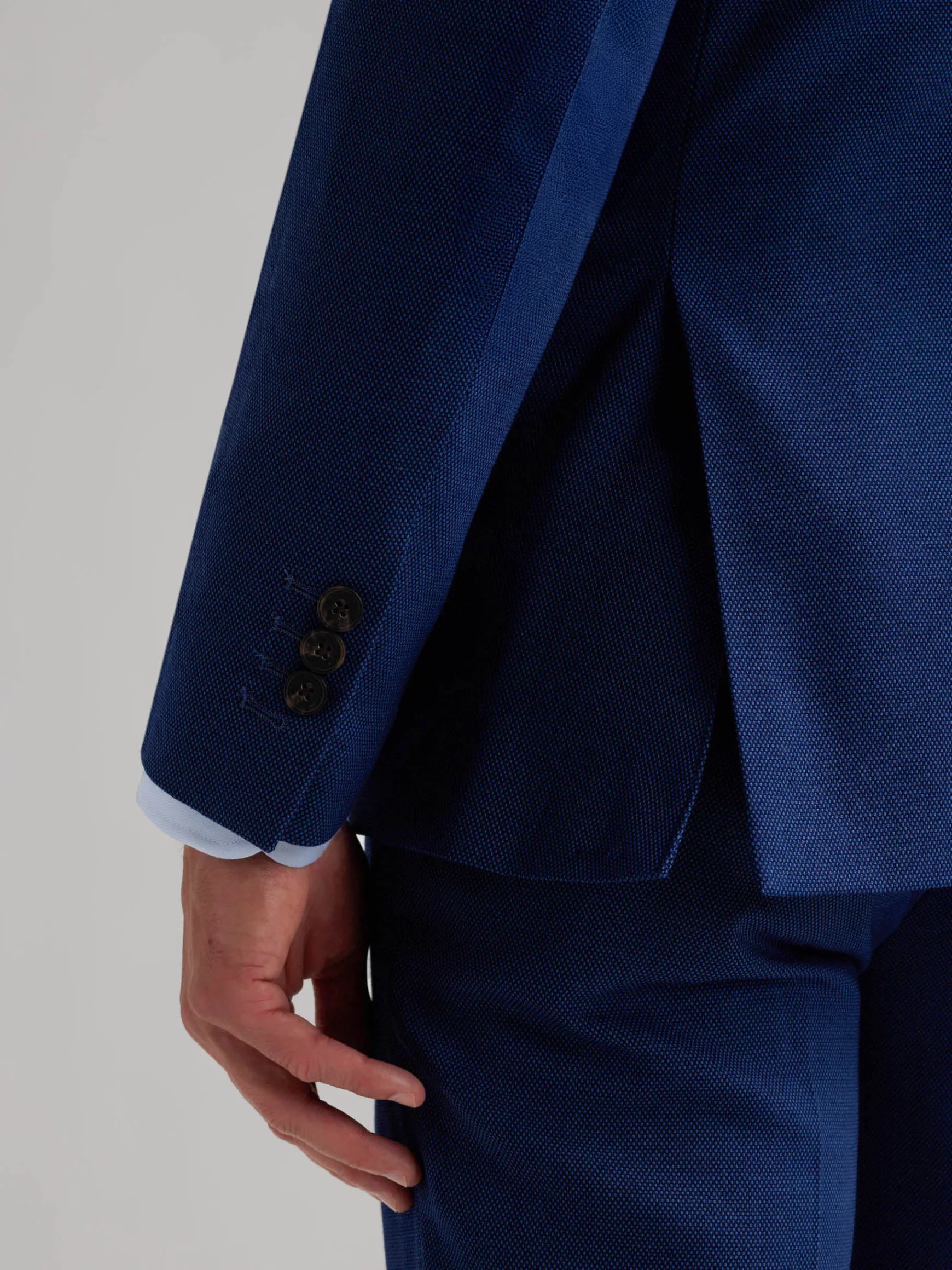 Alvaro Moreno Trajes|Trajes|AMERICANA BIRDEYE Azul