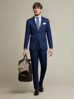 Alvaro Moreno Trajes|Trajes|AMERICANA BIRDEYE Azul Marino