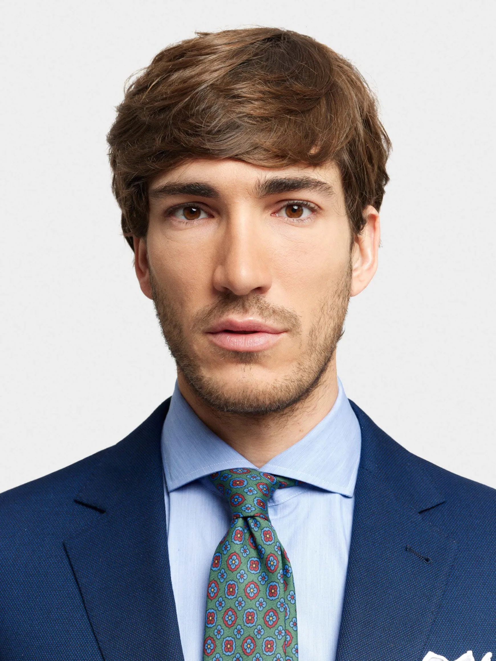 Alvaro Moreno Trajes|Trajes|AMERICANA BIRDEYE Azul Marino