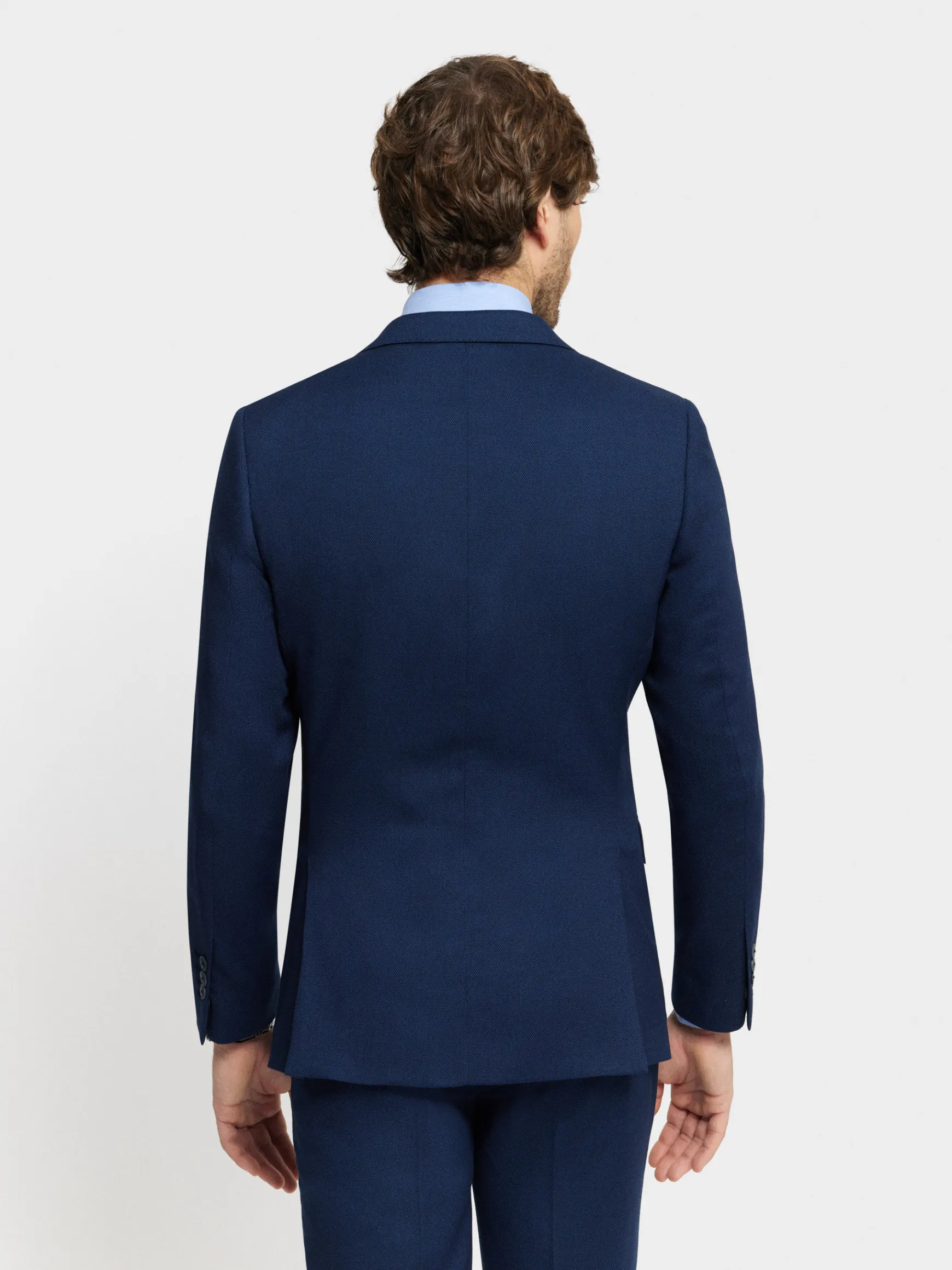 Alvaro Moreno Trajes|Trajes|AMERICANA BIRDEYE Azul Marino