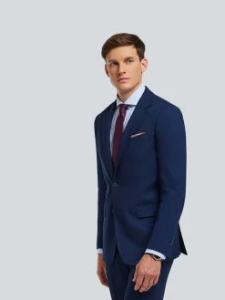 Alvaro Moreno Trajes|Trajes|AMERICANA BIRDEYE Azul Marino