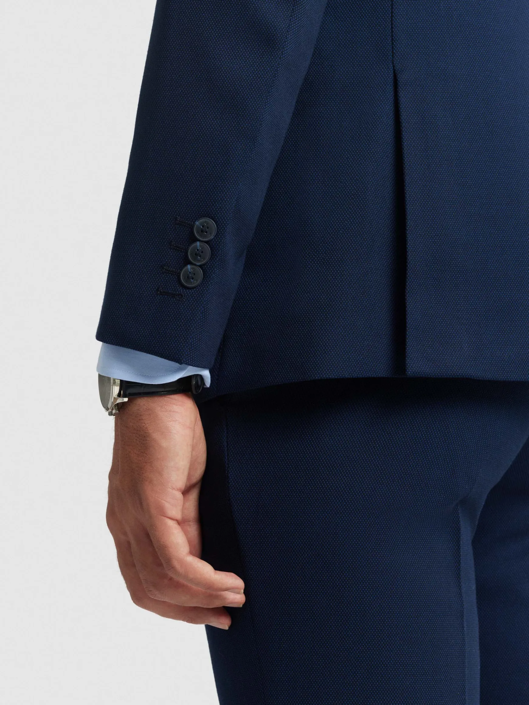 Alvaro Moreno Trajes|Trajes|AMERICANA BIRDEYE Azul Marino