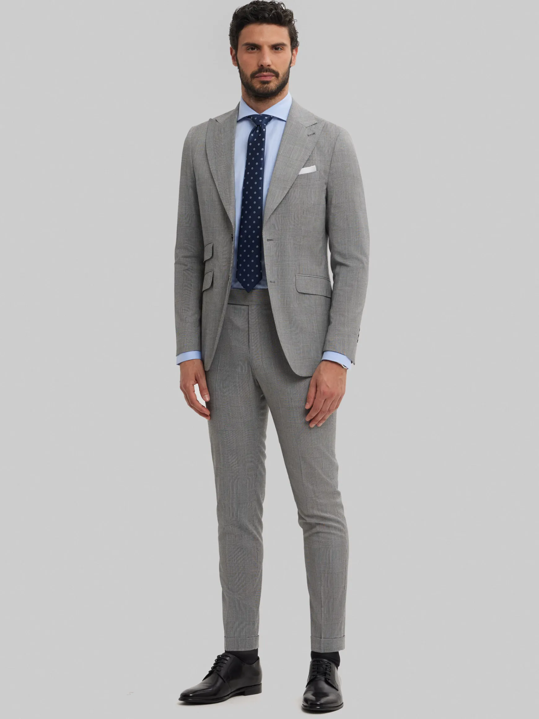 Alvaro Moreno Trajes|Trajes|AMERICANA CAPO GALES Gris