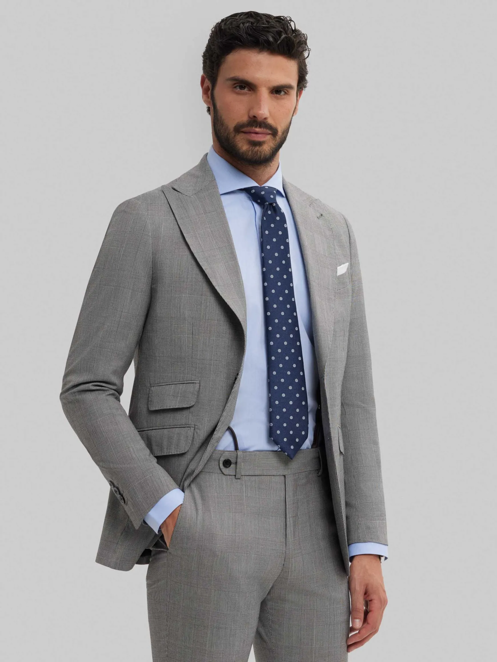 Alvaro Moreno Trajes|Trajes|AMERICANA CAPO GALES Gris