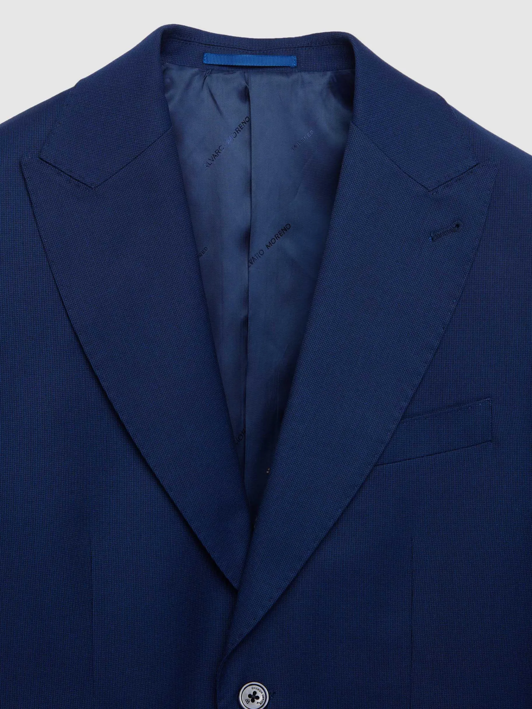 Alvaro Moreno Trajes|Trajes|AMERICANA CAPO MICRO Azul