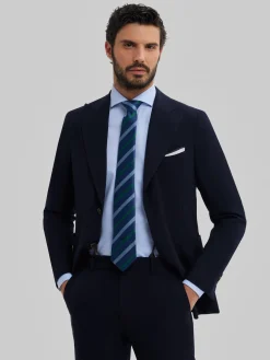 Alvaro Moreno Trajes|Trajes|AMERICANA CAPO PLAIN Azul Marino