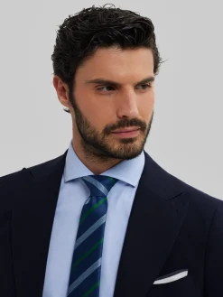 Alvaro Moreno Trajes|Trajes|AMERICANA CAPO PLAIN Azul Marino