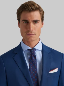 Alvaro Moreno Trajes|Trajes|AMERICANA FIL A FIL Azul