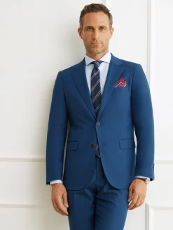 Alvaro Moreno Trajes|Trajes|AMERICANA FIL A FIL Azul