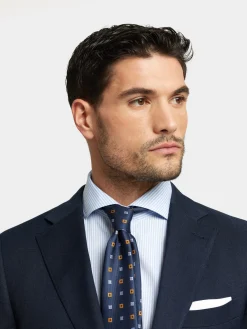 Alvaro Moreno Trajes|Trajes|AMERICANA FIL A FIL Azul Marino