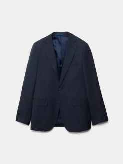 Alvaro Moreno Trajes|Trajes|AMERICANA FIL A FIL Azul Marino