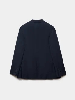 Alvaro Moreno Trajes|Trajes|AMERICANA FIL A FIL Azul Marino