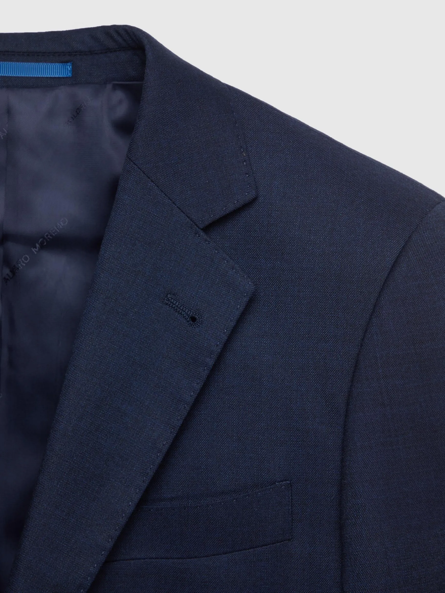 Alvaro Moreno Trajes|Trajes|AMERICANA FIL A FIL Azul Marino