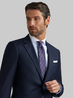 Alvaro Moreno Trajes|Trajes|AMERICANA FIL A FIL Azul Marino