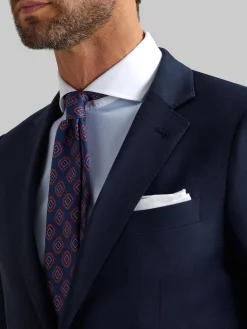 Alvaro Moreno Trajes|Trajes|AMERICANA FIL A FIL Azul Marino