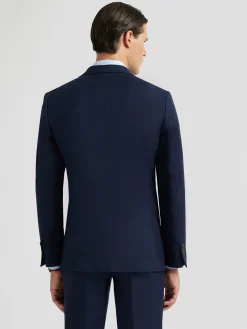 Alvaro Moreno Trajes|Trajes|AMERICANA FIL A FIL Azul Marino