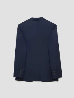 Alvaro Moreno Trajes|Trajes|AMERICANA FIL A FIL Azul Marino