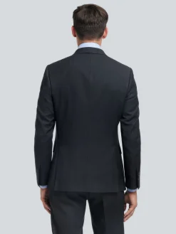 Alvaro Moreno Trajes|Trajes|AMERICANA FIL A FIL CRUZADO Gris
