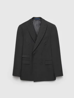 Alvaro Moreno Trajes|Trajes|AMERICANA FIL A FIL CRUZADO Gris