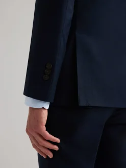 Alvaro Moreno Trajes|Trajes|AMERICANA FIL A FIL CRUZADO Azul Marino