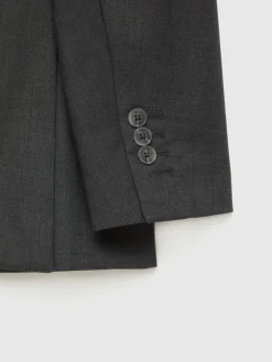 Alvaro Moreno Trajes|Trajes|AMERICANA FIL A FIL CRUZADO Gris
