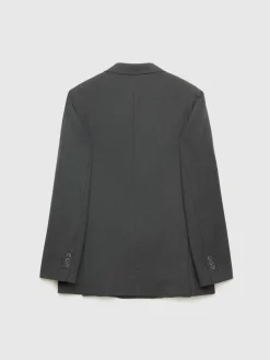 Alvaro Moreno Trajes|Trajes|AMERICANA FIL A FIL CRUZADO Gris