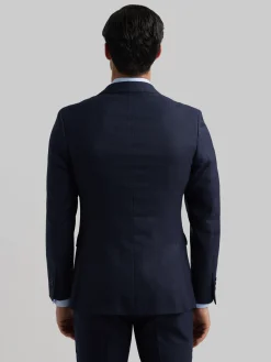 Alvaro Moreno Trajes|Trajes|AMERICANA FINESTRA SLIM Azul Marino