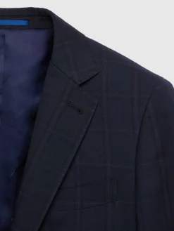 Alvaro Moreno Trajes|Trajes|AMERICANA FINESTRA SLIM Azul Marino