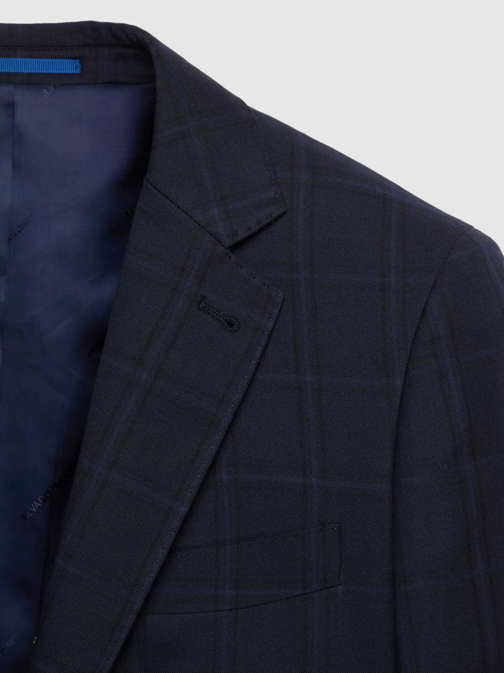 Alvaro Moreno Trajes|Trajes|AMERICANA FINESTRA SLIM Azul Marino