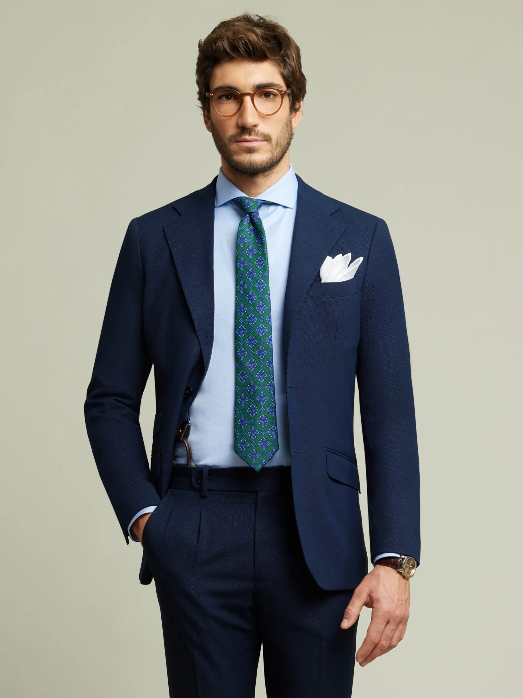 Alvaro Moreno Trajes|Trajes|AMERICANA INFLUENCER Azul Marino