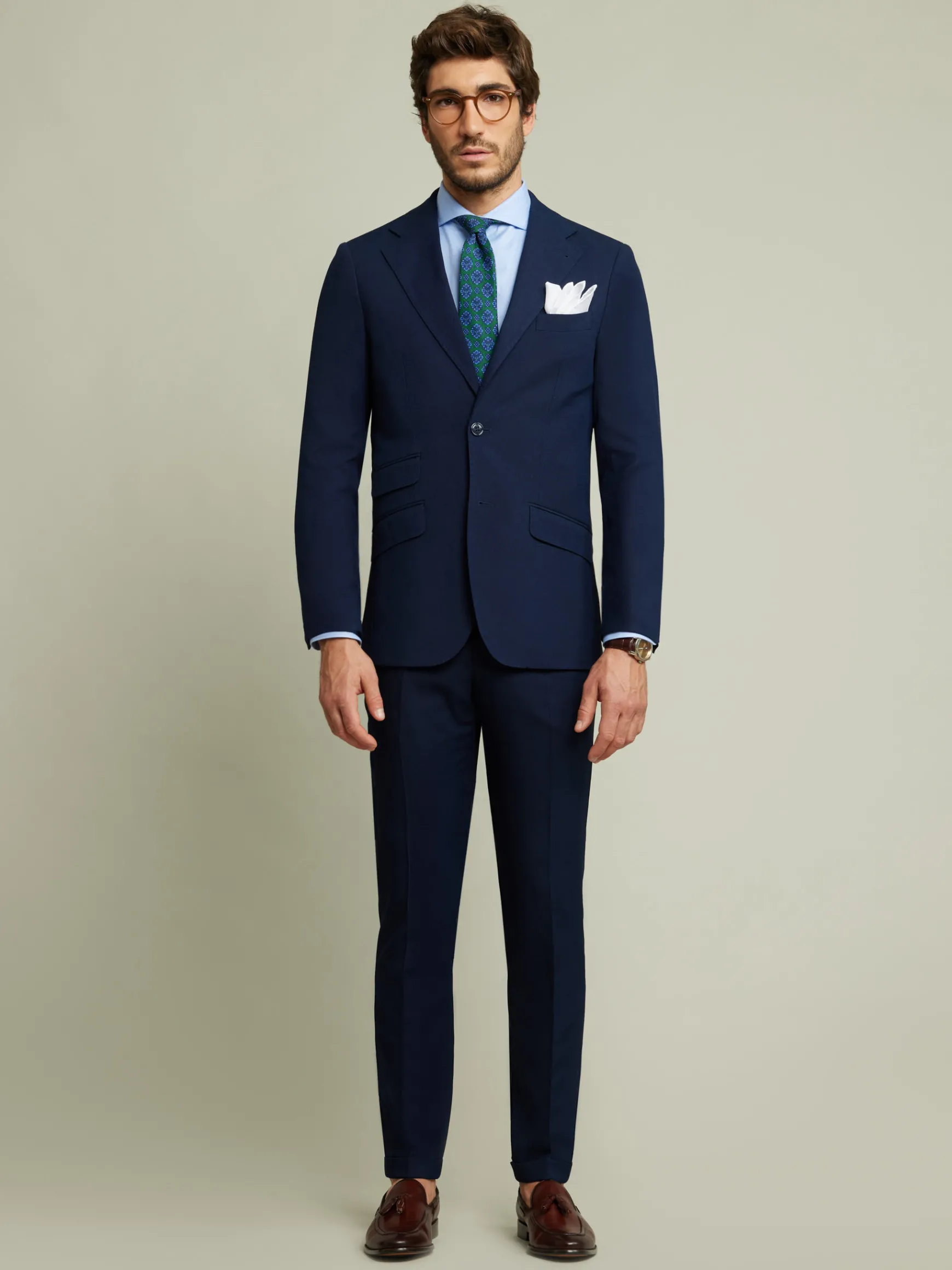 Alvaro Moreno Trajes|Trajes|AMERICANA INFLUENCER Azul Marino
