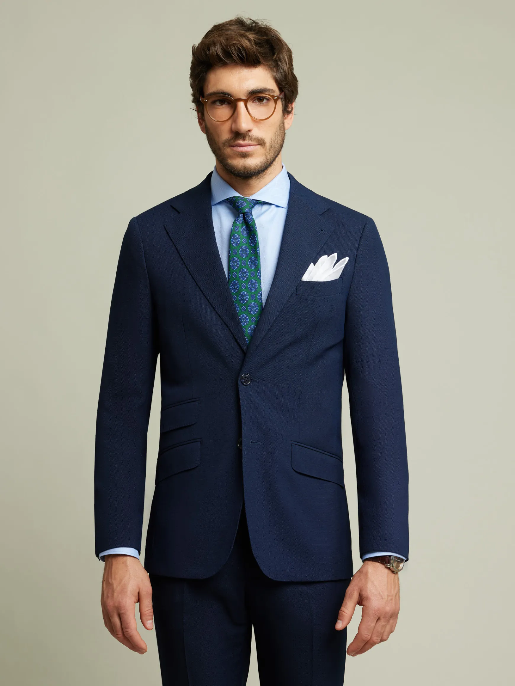 Alvaro Moreno Trajes|Trajes|AMERICANA INFLUENCER Azul Marino