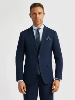 Alvaro Moreno Trajes|Trajes|AMERICANA MICRO BIRD Azul Marino