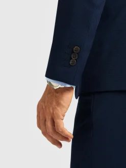 Alvaro Moreno Trajes|Trajes|AMERICANA MICRO BIRD Azul Marino