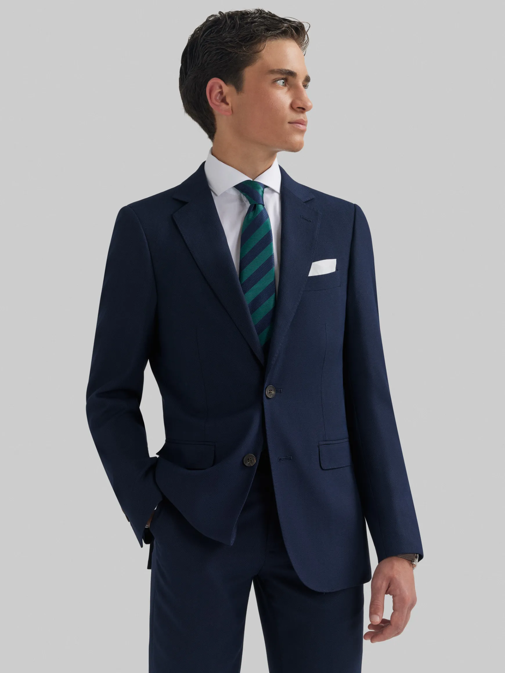 Alvaro Moreno Trajes|Trajes - Vestir|AMERICANA MICRO CADETE Azul Marino