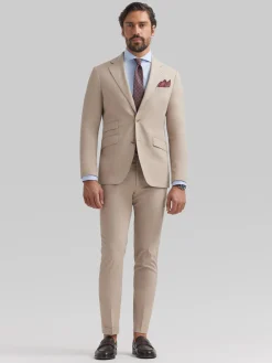Alvaro Moreno Trajes|Trajes|AMERICANA NAPOLI Beige