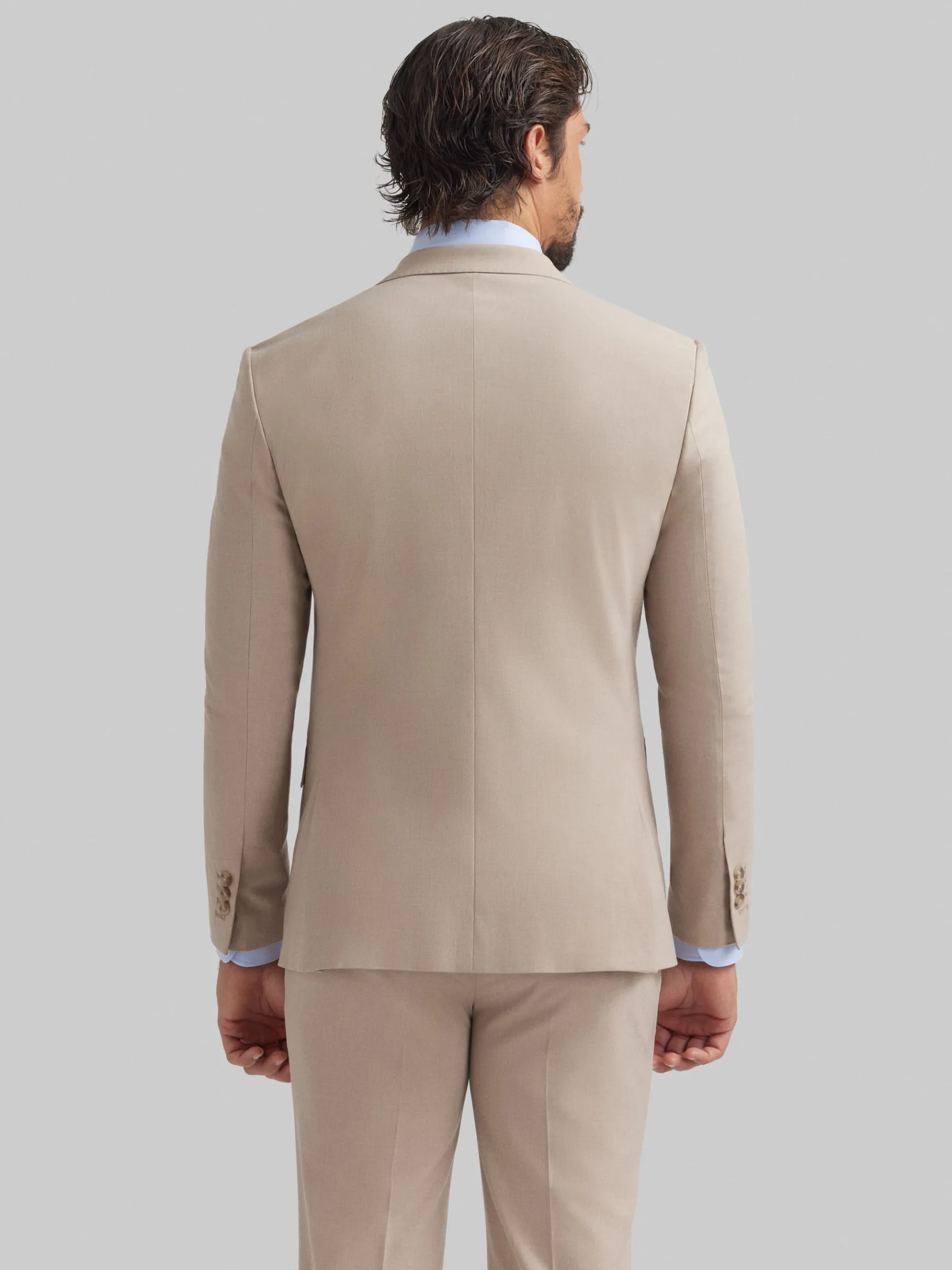 Alvaro Moreno Trajes|Trajes|AMERICANA NAPOLI Beige