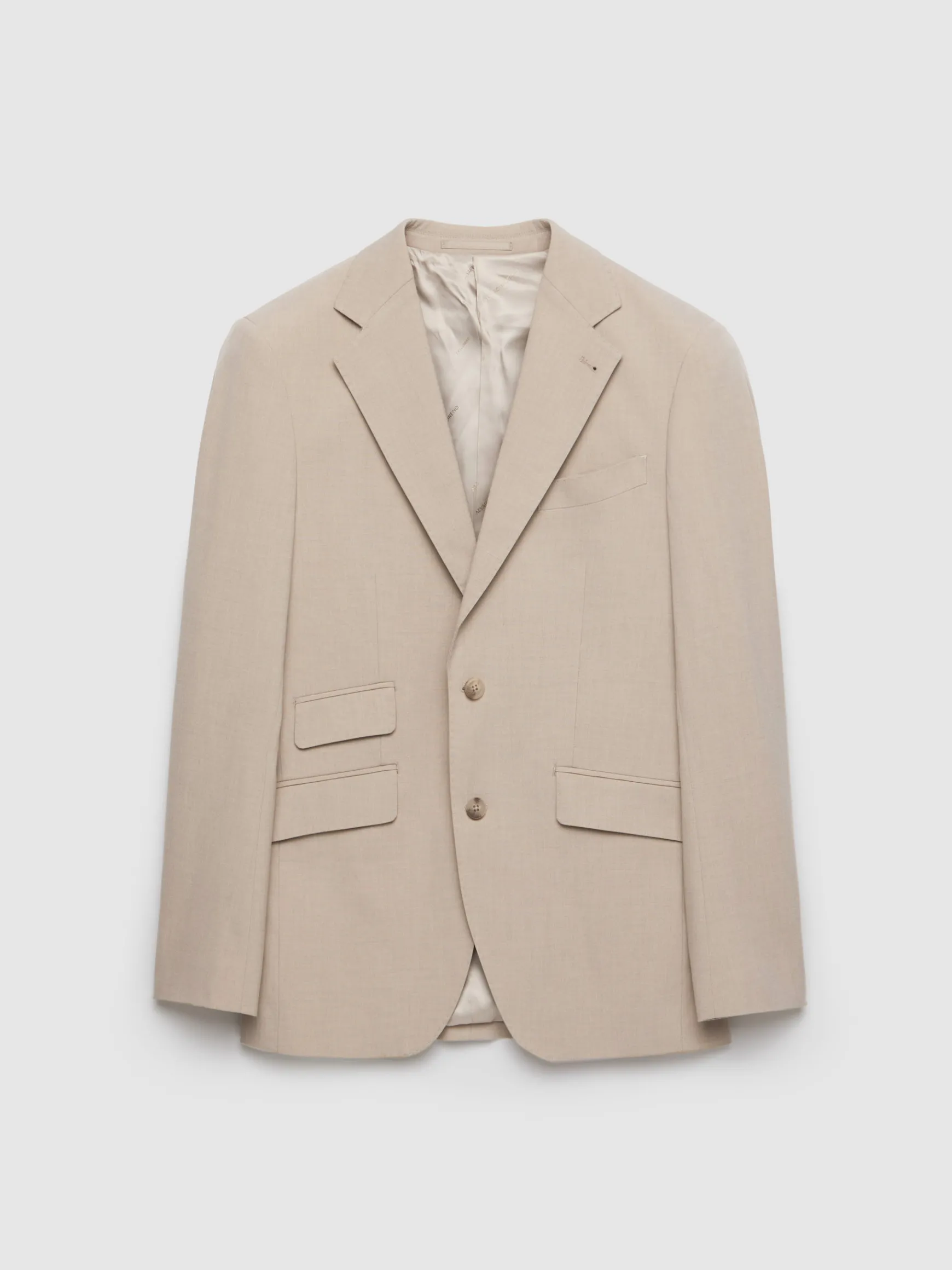 Alvaro Moreno Trajes|Trajes|AMERICANA NAPOLI Beige