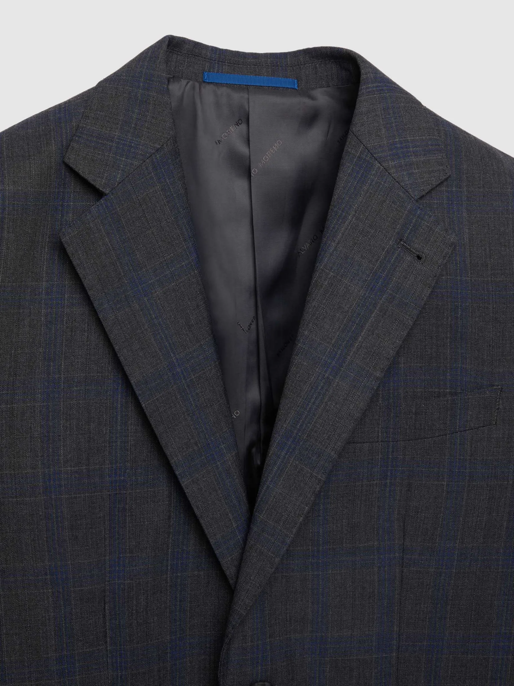 Alvaro Moreno Trajes|Trajes|AMERICANA NAPOLI GALES Gris