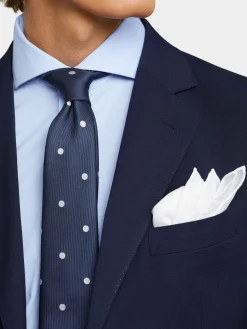 Alvaro Moreno Trajes|Trajes|AMERICANA PLAIN SLIM Azul Marino