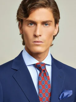 Alvaro Moreno Trajes|Trajes|AMERICANA PLAIN SLIM Azul