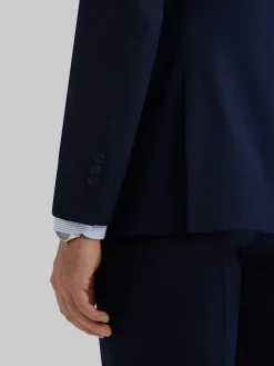 Alvaro Moreno Trajes|Trajes|AMERICANA PLAIN SLIM Azul Marino