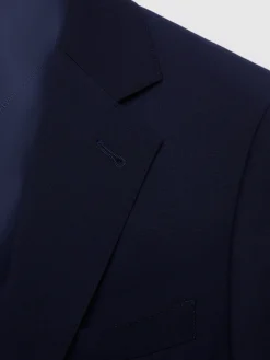 Alvaro Moreno Trajes|Trajes|AMERICANA PLAIN SLIM Azul Marino