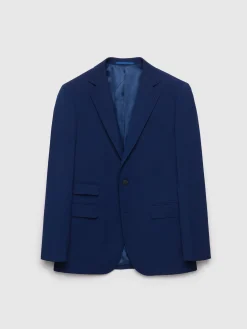 Alvaro Moreno Trajes|Trajes|AMERICANA PLAIN SLIM Azul