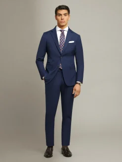 Alvaro Moreno Trajes|Trajes|AMERICANA TWILL Azul